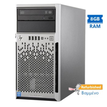 REFURBISHED HP Proliant ML310e Gen8v2 Server Tower G3240/8GB DDR3/No HDD/4LFF/2xPSU/DVD/P222-512MB Grade A+ Refu