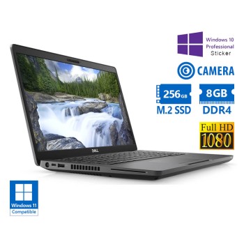 REFURBISHED Dell (A-) Latitude 5400 i5-8265U/14``FHD/8GB DDR4/256GB M.2 SSD/No ODD/Camera/ Grade A- Refurbish (No OS)