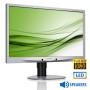 REFURBISHED Used (A-) Monitor 241B4L LED/Philips/24``FHD/1920x1080/Wide/Silver/Black/w/Speakers/Grade A-/D-SUB & Grade A