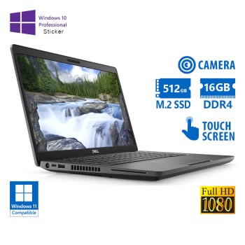 Dell (A-) Latitude 5400 i5-8365U/14\\"FHD Touchscreen/16GB DDR4/512GB M.2 SSD/No ODD/Camera/10P Grade