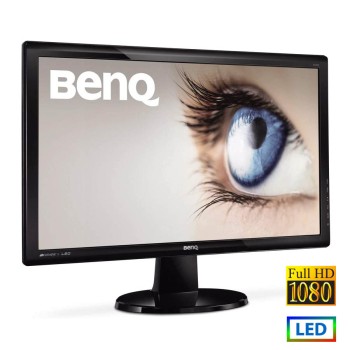 REFURBISHED Used Monitor GL2450 LED/Benq/24\\"FHD/1920x1080/Wide/Black/D-SUB & DVI-D Grade A