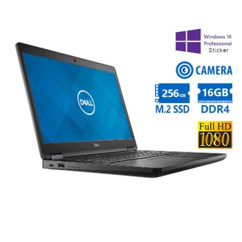 Dell (A-) Latitude 5480 i5-6300U/14\\"FHD/8GB DDR4/256GB M.2 SSD/No ODD/Camera/10P Grade A- Refurbishe