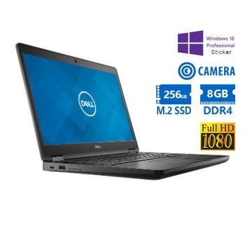 Dell (A-) Latitude 5480 i5-7300U/14\\"FHD/8GB DDR4/256GB M.2 SSD/No ODD/Camera/10P Grade A- Refurbishe