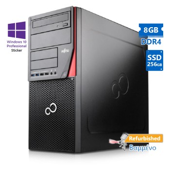 REFURBISHED Fujitsu P756 Tower i5-6500/8GB DDR4/256GB SSD/No ODD/ Grade A+ Refurbished PC (No OS)