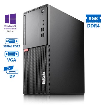 REFURBISHED Lenovo (A-) M710t Tower i5-6500/8GB DDR4/500GB HDD/DVD/ Grade A- Refurbished PC (No OS)