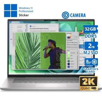 Dell Inspiron 7630 i7-13620H/16\\"QHD 2.5k/32GB DDR5/2TB M.2 SSD/No ODD/GeForce RTX 4060 MAX-Q (8GB)/C