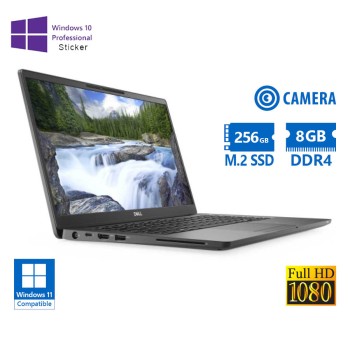 Dell Latitude 7400 i5-8365U/14``FHD/8GB DDR4/256GB M.2 SSD/No ODD/Camera/10P Grade A Refurbished Lap