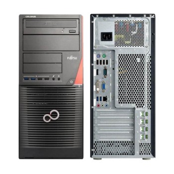 REFURBISHED Fujitsu Celsius W530 Tower Xeon E3-1271v3/16GB DDR3/2TB/Nvidia 1GB/DVD/8P Grade A+ Workstation Refur
