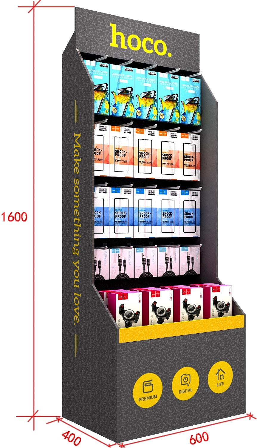 HOCO HN10 ΧΑΡΤΙΝΟ ΣΤΑΝΤ ΜΕ ΓΑΤΖΑΚΙΑ 1600 x 400 x 600 HOCO HN10 ΧΑΡΤΙΝΟ ΣΤΑΝΤ ΜΕ ΓΑΤΖΑΚΙΑ 1600 x 400 x 600