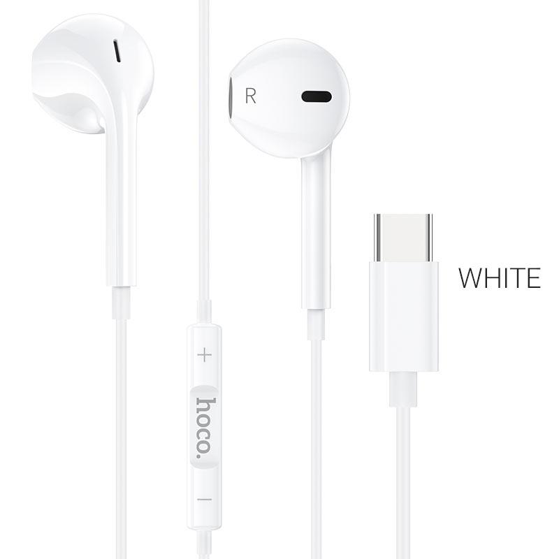 HOCO M80 ORIGINAL ΑΚΟΥΣΤΙΚΑ TYPE-C (ΒΙΤΡΙΝΑ 20Τεμ) ΛΕΥΚΟ HOCO M80 ORIGINAL ΑΚΟΥΣΤΙΚΑ TYPE-C (ΒΙΤΡΙΝΑ 20Τεμ) ΛΕΥΚΟ