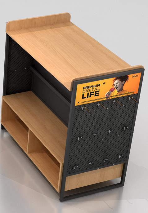 HOCO T03 DISPLAY SHOWCASE L1000*D550*H980mm HOCO T03 DISPLAY SHOWCASE L1000*D550*H980mm
