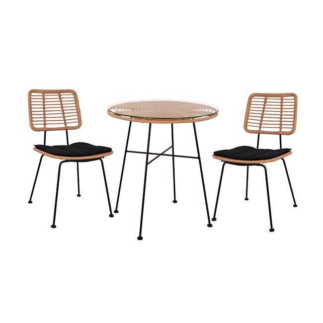 ΣΕΤ 3ΤΜΧ ALLEGRA WICKER ΜΕ ΤΡΑΠΕΖΙ Φ70Χ74Υ ΜΠΕΖ & ΜΑΥΡΟ ΧΡΩΜΑ HM10478 ΣΕΤ 3ΤΜΧ ALLEGRA WICKER ΜΕ ΤΡΑΠΕΖΙ Φ70Χ74Υ ΜΠΕΖ & ΜΑΥΡΟ ΧΡΩΜΑ HM10478