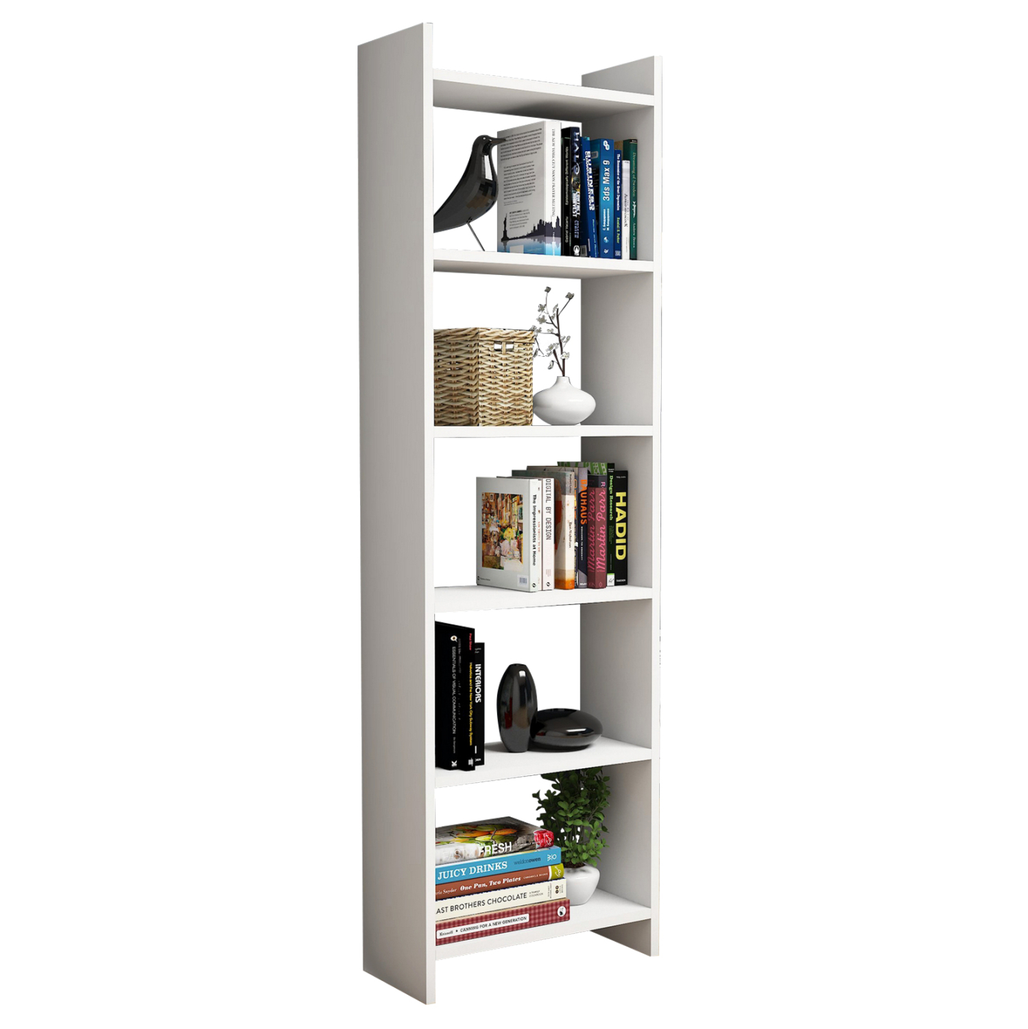 ΒΙΒΛΙΟΘΗΚΗ CLASSIKER HM9226.11 ΜΕΛΑΜΙΝΗΣ ΛΕΥΚH 48,5x22x160Υεκ. ΒΙΒΛΙΟΘΗΚΗ CLASSIKER HM9226.11 ΜΕΛΑΜΙΝΗΣ ΛΕΥΚH 48,5x22x160Υεκ.