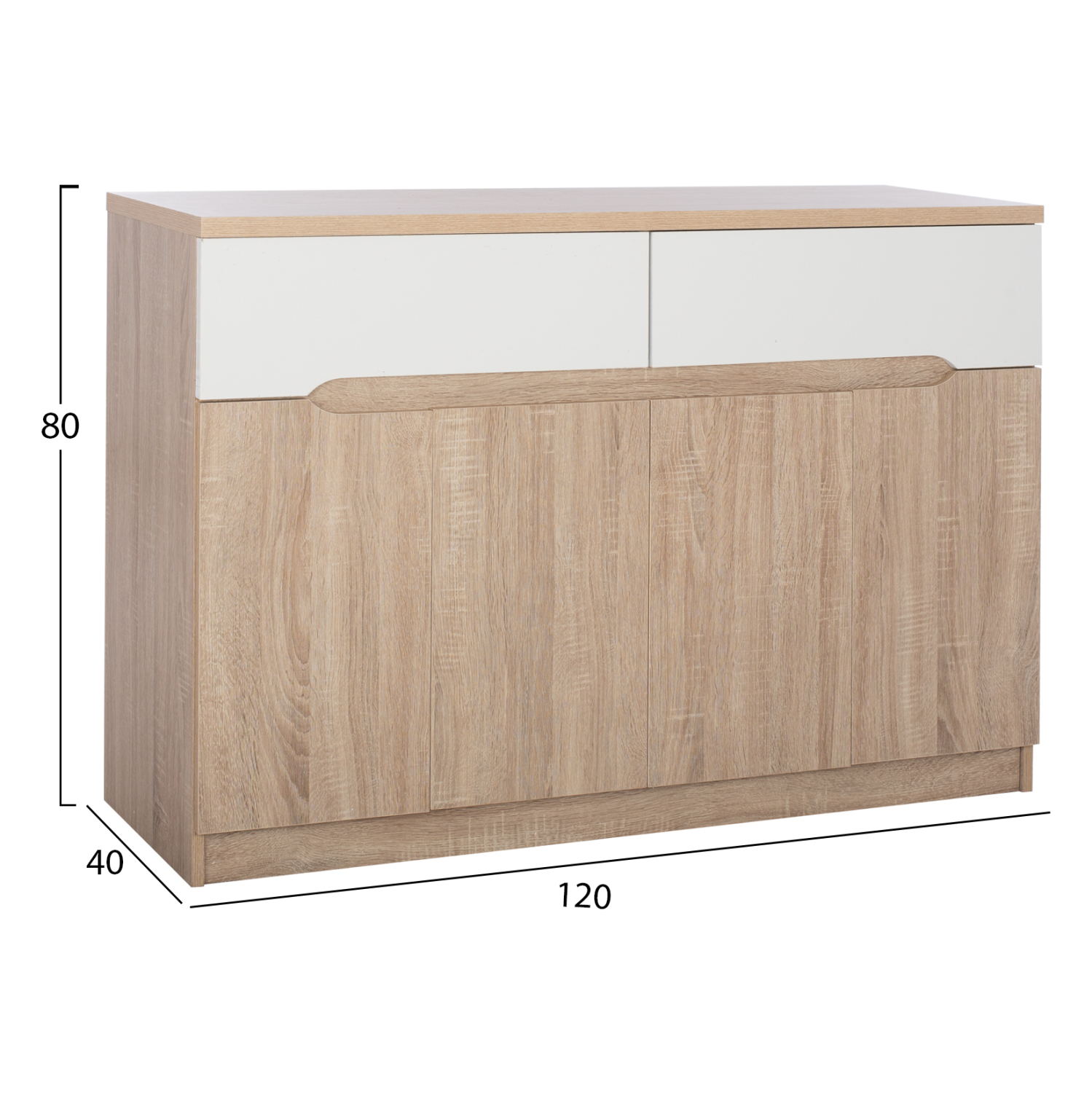 ΜΠΟΥΦΕΣ JOLENE HM2234.02 2 ΣΥΡΤΑΡΙΑ & 4 ΠΟΡΤΕΣ SONAMA 120X40X80εκ. ΜΠΟΥΦΕΣ JOLENE HM2234.02 2 ΣΥΡΤΑΡΙΑ & 4 ΠΟΡΤΕΣ SONAMA 120X40X80εκ.