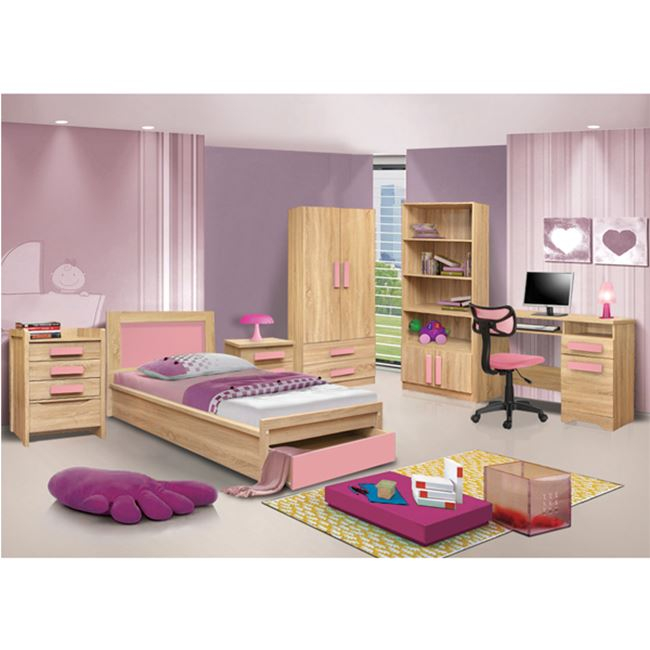 ΒΙΒΛΙΟΘΗΚΗ PLAYROOM SONAMA-ΡΟΖ HM10146.03 80X35X180εκ. ΒΙΒΛΙΟΘΗΚΗ PLAYROOM SONAMA-ΡΟΖ HM10146.03 80X35X180εκ.