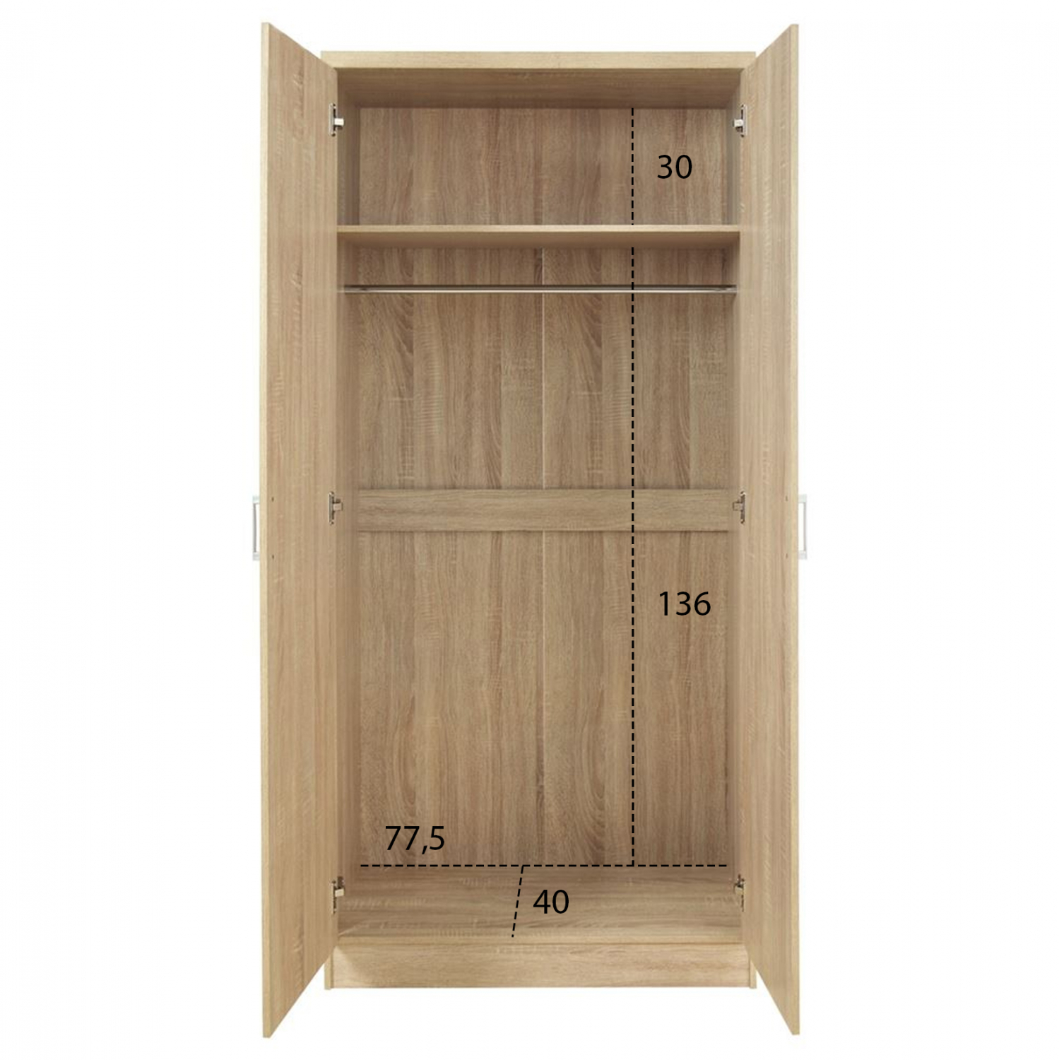 ΝΤΟΥΛΑΠΑ 2ΦΥΛΛΗ JENNA SONAMA HM368.02 80x43x181 ΝΤΟΥΛΑΠΑ 2ΦΥΛΛΗ JENNA SONAMA HM368.02 80x43x181