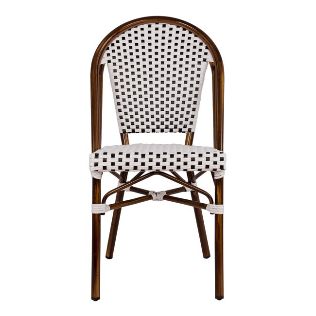 ΚΑΡΕΚΛΑ BISTRO ΑΛΟΥΜΙΝΙΟΥ BAMBOO LOOK ΜΕ ΛΕΥΚΟ-ΜΑΥΡΟ RATTAN HM5566.01 45x54x90Υεκ. ΚΑΡΕΚΛΑ BISTRO ΑΛΟΥΜΙΝΙΟΥ BAMBOO LOOK ΜΕ ΛΕΥΚΟ-ΜΑΥΡΟ RATTAN HM5566.01 45x54x90Υεκ.