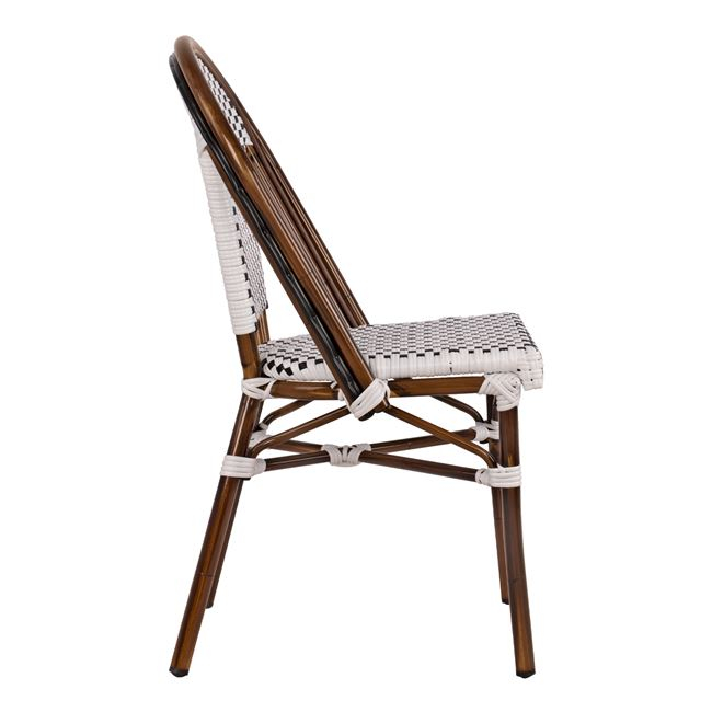 ΚΑΡΕΚΛΑ BISTRO ΑΛΟΥΜΙΝΙΟΥ BAMBOO LOOK ΜΕ ΛΕΥΚΟ-ΜΑΥΡΟ RATTAN HM5566.01 45x54x90Υεκ. ΚΑΡΕΚΛΑ BISTRO ΑΛΟΥΜΙΝΙΟΥ BAMBOO LOOK ΜΕ ΛΕΥΚΟ-ΜΑΥΡΟ RATTAN HM5566.01 45x54x90Υεκ.