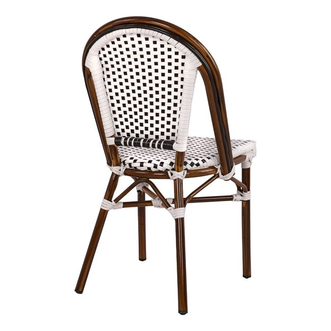 ΚΑΡΕΚΛΑ BISTRO ΑΛΟΥΜΙΝΙΟΥ BAMBOO LOOK ΜΕ ΛΕΥΚΟ-ΜΑΥΡΟ RATTAN HM5566.01 45x54x90Υεκ. ΚΑΡΕΚΛΑ BISTRO ΑΛΟΥΜΙΝΙΟΥ BAMBOO LOOK ΜΕ ΛΕΥΚΟ-ΜΑΥΡΟ RATTAN HM5566.01 45x54x90Υεκ.