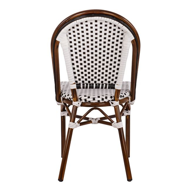 ΚΑΡΕΚΛΑ BISTRO ΑΛΟΥΜΙΝΙΟΥ BAMBOO LOOK ΜΕ ΛΕΥΚΟ-ΜΑΥΡΟ RATTAN HM5566.01 45x54x90Υεκ. ΚΑΡΕΚΛΑ BISTRO ΑΛΟΥΜΙΝΙΟΥ BAMBOO LOOK ΜΕ ΛΕΥΚΟ-ΜΑΥΡΟ RATTAN HM5566.01 45x54x90Υεκ.