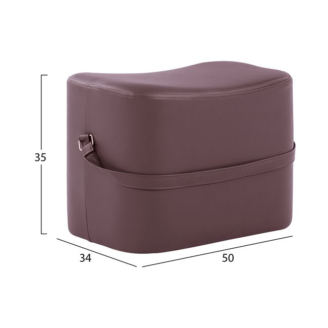 ΣΚΑΜΠΟ BEATE ΜΕ PU ΣΕ ΜΩΒ ΑΠΟΧΡΩΣΗ HM8630.16 50x34x35Y εκ. ΣΚΑΜΠΟ BEATE ΜΕ PU ΣΕ ΜΩΒ ΑΠΟΧΡΩΣΗ HM8630.16 50x34x35Y εκ.