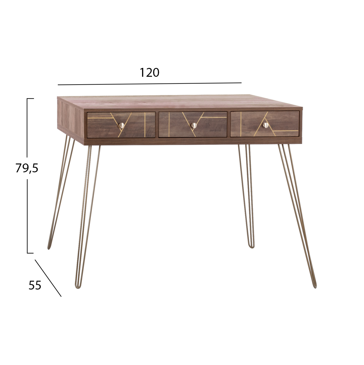 ΚΟΝΣΟΛΑ KAITLYN HM8653 ΚΑΡΥΔΙ ΜΕ ΧΡΥΣΟ 120x55x79,5Y εκ. ΚΟΝΣΟΛΑ KAITLYN HM8653 ΚΑΡΥΔΙ ΜΕ ΧΡΥΣΟ 120x55x79,5Y εκ.