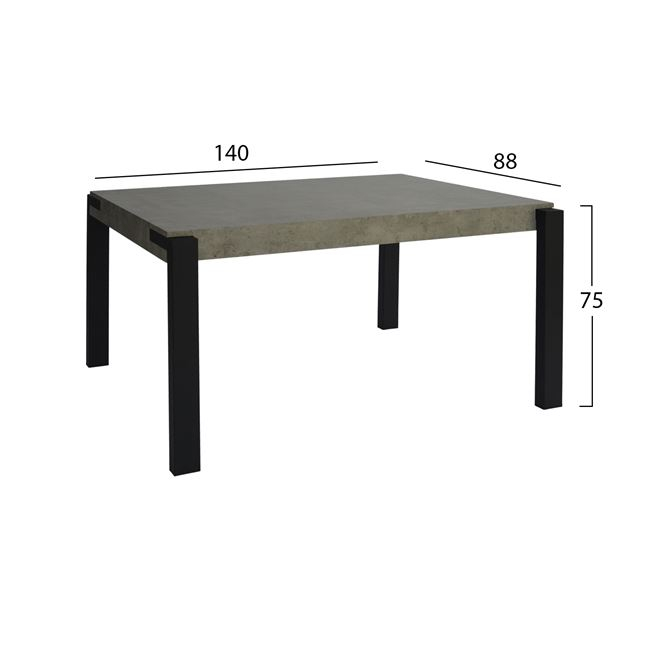 ΣΕΤ 5 ΤΜΧ ΤΡΑΠΕΖΙ 140x88x75 cm MDF ΜΕ ΚΑΡΕΚΛΕΣ ALINA HM11173 ΣΕΤ 5 ΤΜΧ ΤΡΑΠΕΖΙ 140x88x75 cm MDF ΜΕ ΚΑΡΕΚΛΕΣ ALINA HM11173