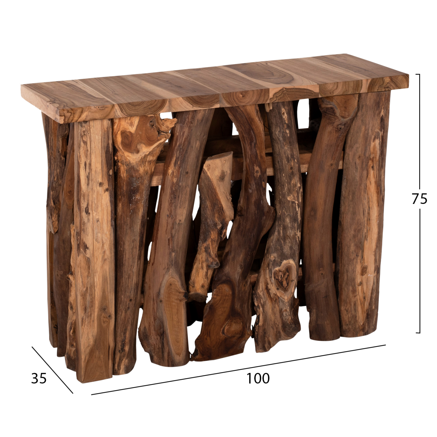 ΚΟΝΣΟΛΑ HM9336 ΑΠΟ ΜΑΣΙΦ ΞΥΛΟ ΤEAK ΦΥΣΙΚΟ 100X35X75Y εκ. ΚΟΝΣΟΛΑ HM9336 ΑΠΟ ΜΑΣΙΦ ΞΥΛΟ ΤEAK ΦΥΣΙΚΟ 100X35X75Y εκ.