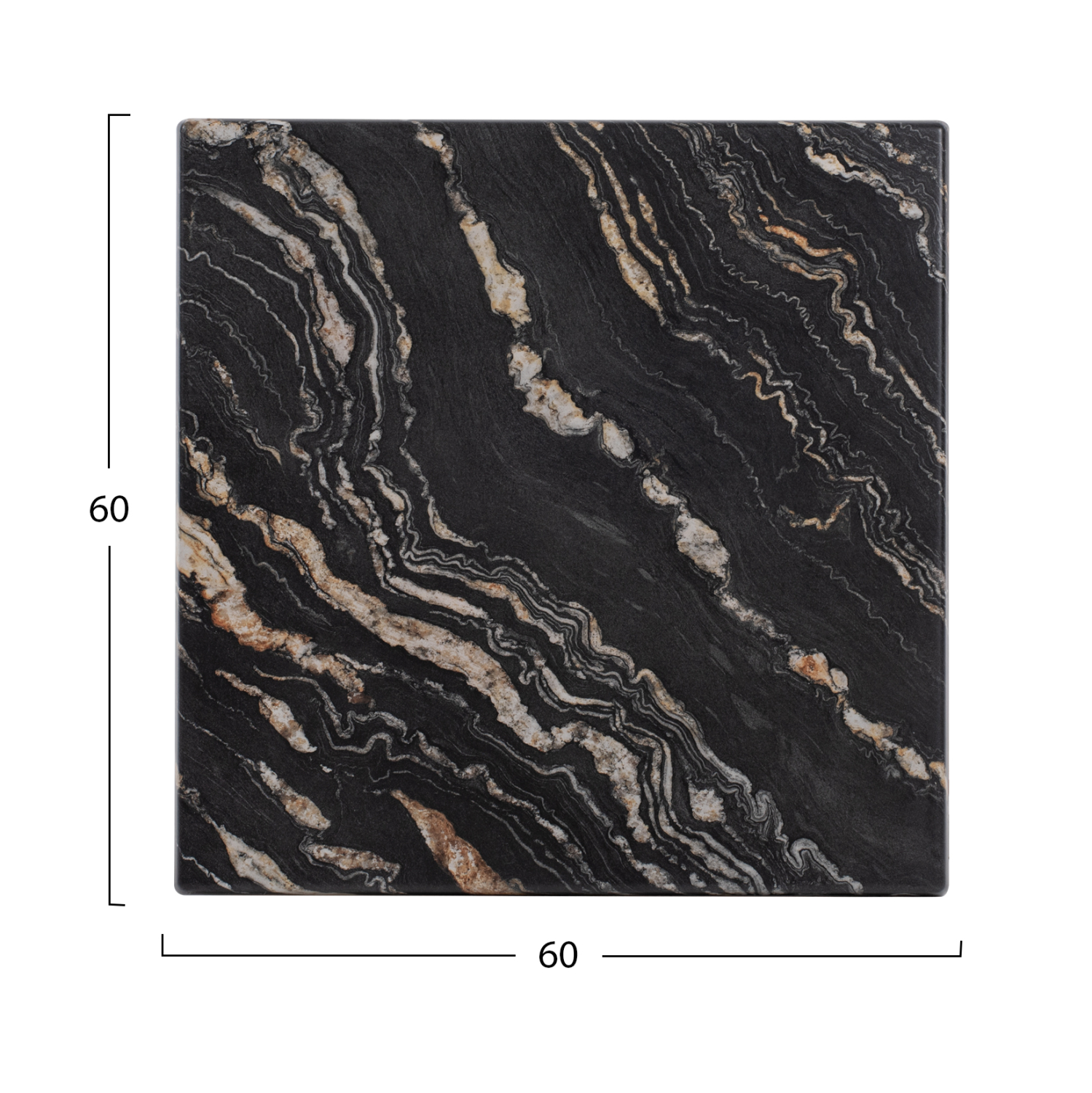 ΕΠΙΦΑΝΕΙΑ ΤΡΑΠΕΖΙΟΥ WERZALIT 60Χ60Χ3.5εκ. BLACK GOLD MARBLE HM5229.15 ΕΠΙΦΑΝΕΙΑ ΤΡΑΠΕΖΙΟΥ WERZALIT 60Χ60Χ3.5εκ. BLACK GOLD MARBLE HM5229.15