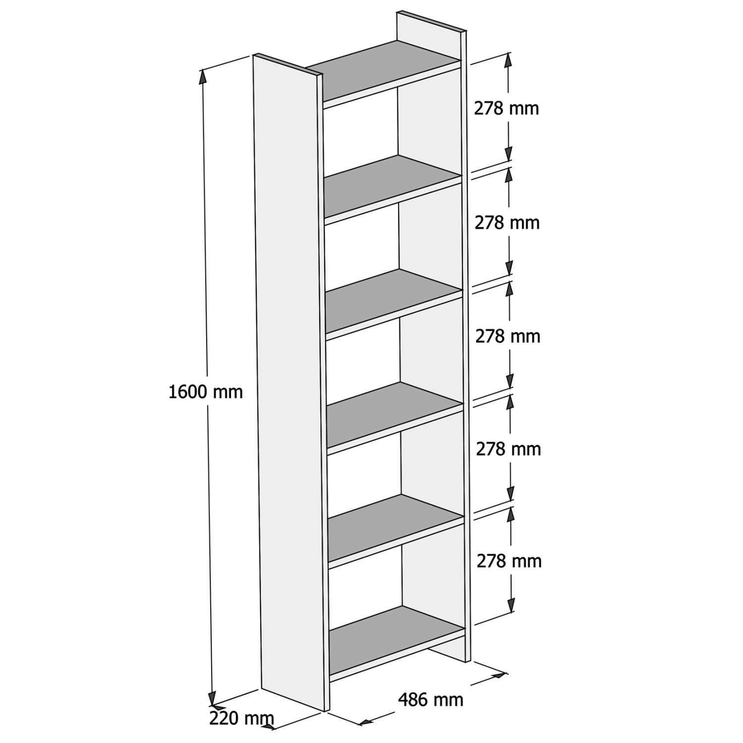 ΒΙΒΛΙΟΘΗΚΗ CLASSIKER HM9226.13 ΜΕΛΑΜΙΝΗΣ ΓΚΡΙ-ΛΕΥΚΟ 48,5x22x160Υεκ. ΒΙΒΛΙΟΘΗΚΗ CLASSIKER HM9226.13 ΜΕΛΑΜΙΝΗΣ ΓΚΡΙ-ΛΕΥΚΟ 48,5x22x160Υεκ.
