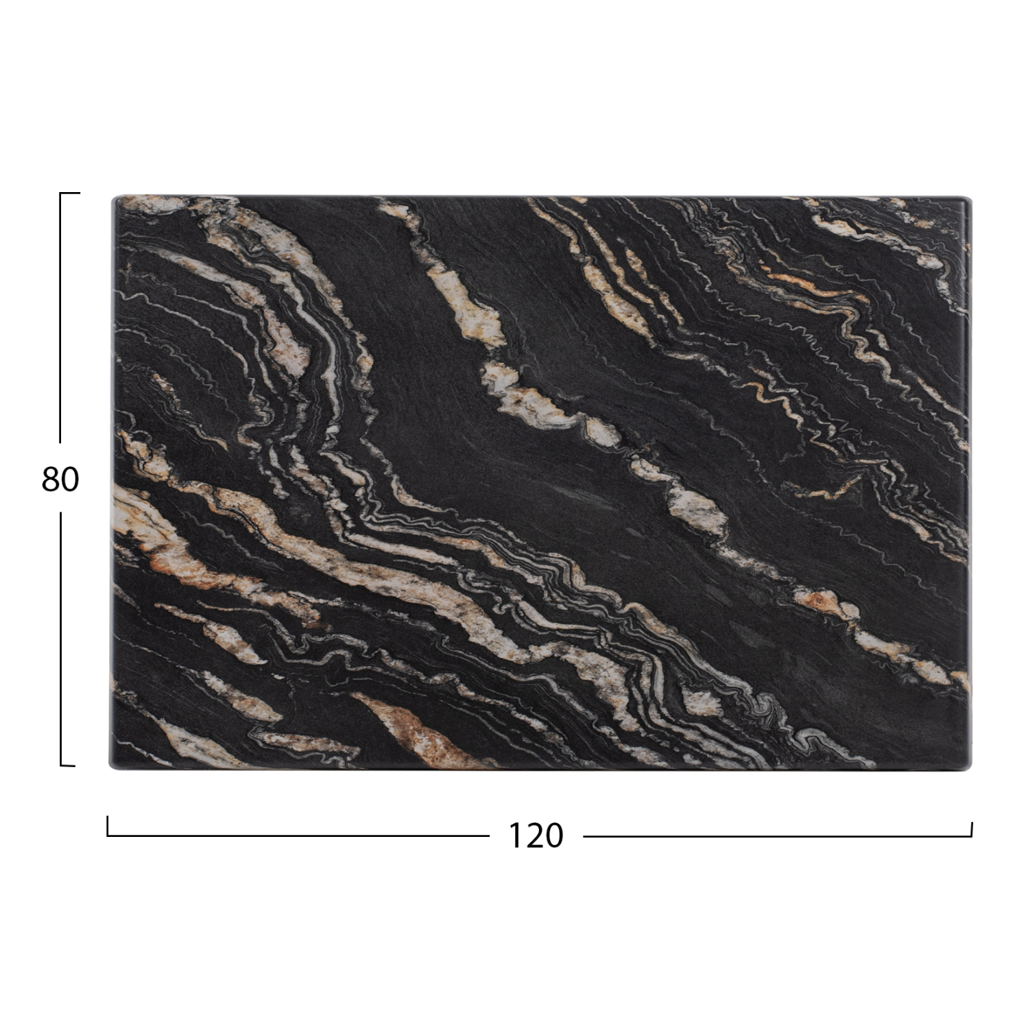 ΕΠΙΦΑΝΕΙΑ ΤΡΑΠΕΖΙΟΥ WERZALIT 120Χ80Χ3.5εκ. BLACK GOLD MARBLE HM5630.15 ΕΠΙΦΑΝΕΙΑ ΤΡΑΠΕΖΙΟΥ WERZALIT 120Χ80Χ3.5εκ. BLACK GOLD MARBLE HM5630.15