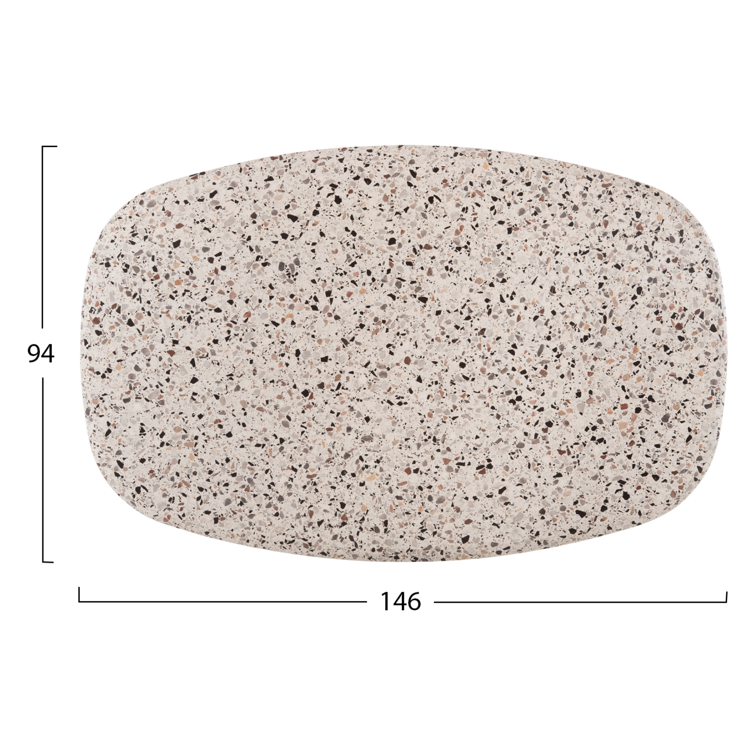 ΕΠΙΦΑΝΕΙΑ ΤΡΑΠΕΖΙΟΥ 5766 WERZALIT HM5916.16 TERRAZZO 146X94 εκ. ΕΠΙΦΑΝΕΙΑ ΤΡΑΠΕΖΙΟΥ 5766 WERZALIT HM5916.16 TERRAZZO 146X94 εκ.