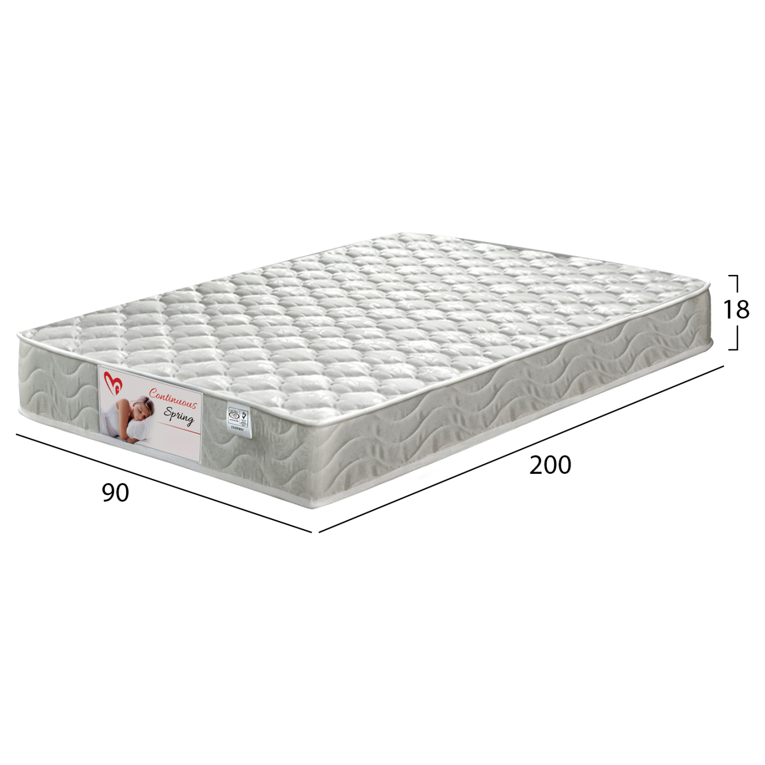 ΣΤΡΩΜΑ CONTINUOUS SPRING HM327.10 90X200 ΜΟΝΗΣ ΟΨΗΣ HOMEMARKT ΣΤΡΩΜΑ CONTINUOUS SPRING HM327.10 90X200 ΜΟΝΗΣ ΟΨΗΣ HOMEMARKT