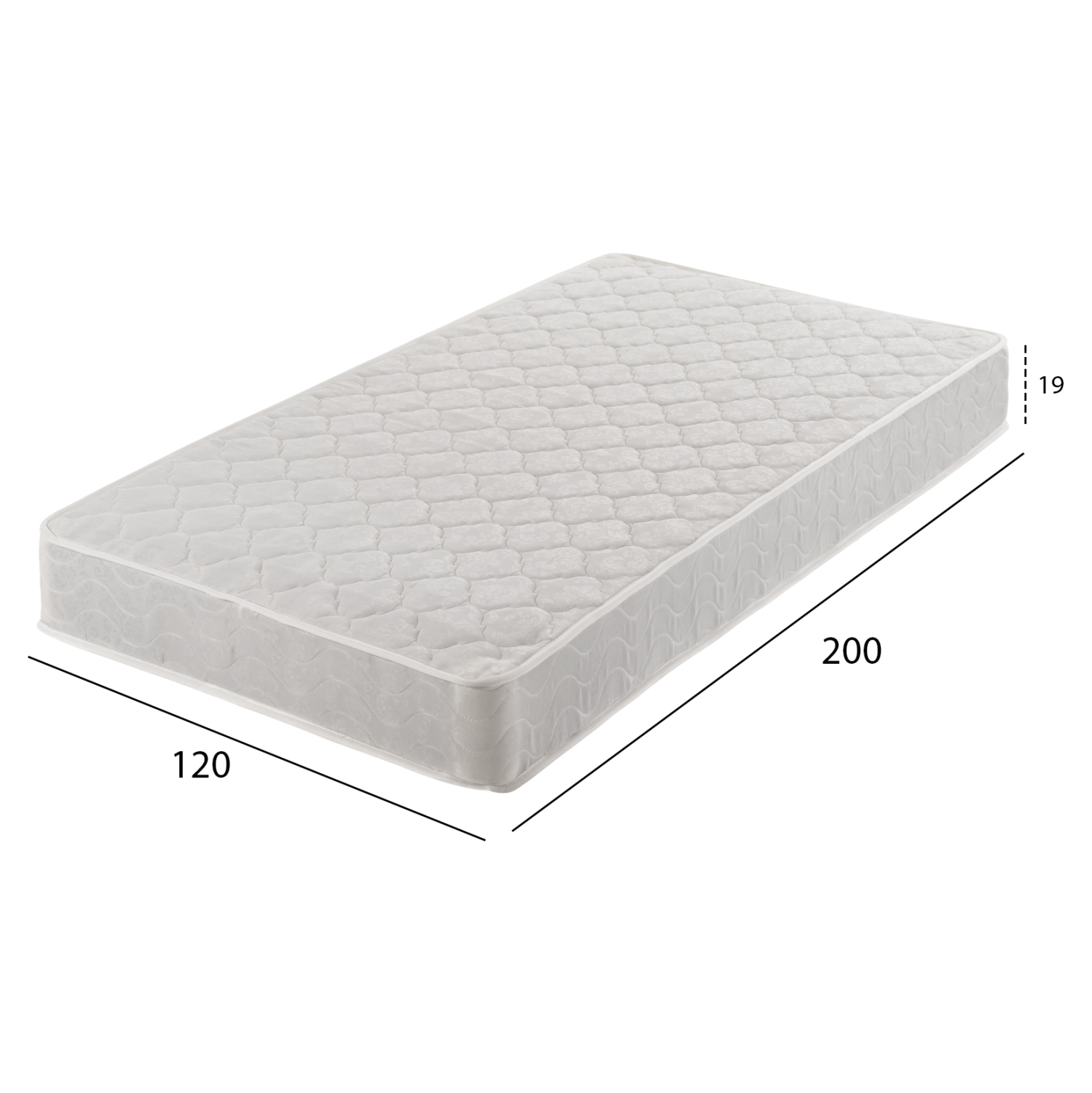 ΣΤΡΩΜΑ CONTINUOUS SPRING ΔΙΠΛΗΣ ΟΨΗΣ HM669.08 120x200 εκ. ΣΤΡΩΜΑ CONTINUOUS SPRING ΔΙΠΛΗΣ ΟΨΗΣ HM669.08 120x200 εκ.