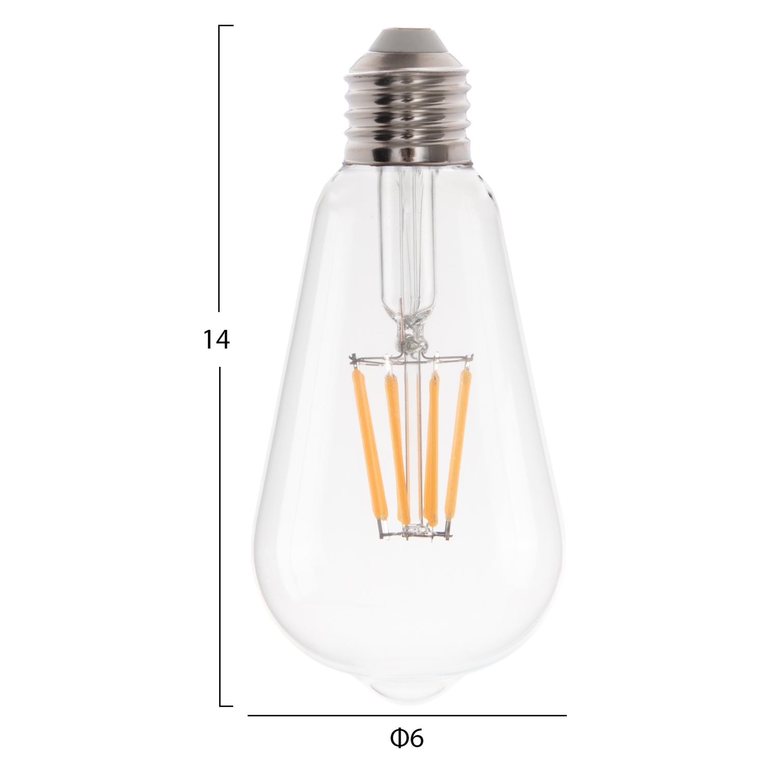 ΛΑΜΠΤΗΡΑΣ HM4188.01 LED FILAMENT 8W E27 DIMMABLE 2700K ΔΙΑΦΑΝΟΣ ΛΑΜΠΤΗΡΑΣ HM4188.01 LED FILAMENT 8W E27 DIMMABLE 2700K ΔΙΑΦΑΝΟΣ