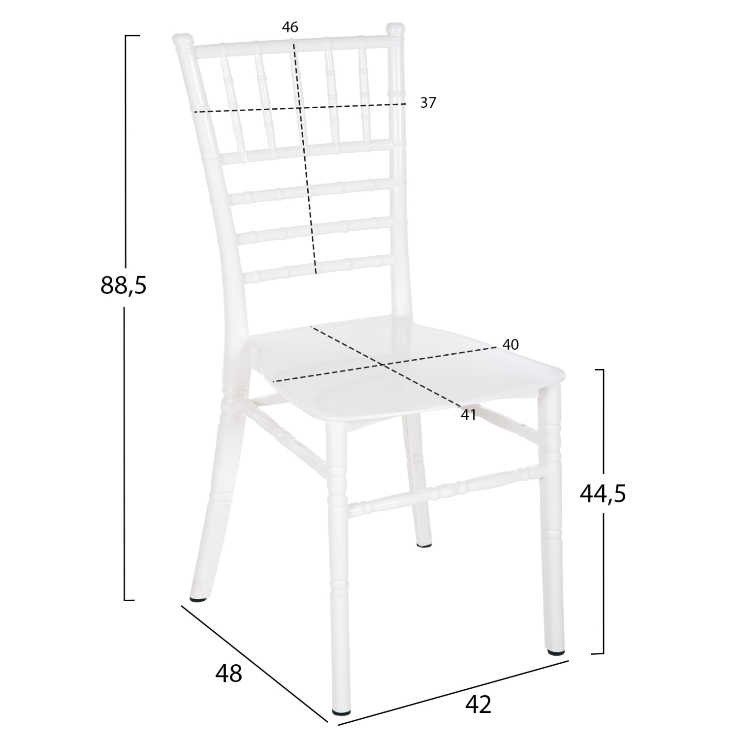 ΚΑΡΕΚΛΑ ΠΟΛΥΠΡΟΠΥΛΕΝΙΟΥ CATERING TIFFANY NEW HM8058.03 ΛΕΥΚΗ 41.2x49.7x89Υεκ. ΚΑΡΕΚΛΑ ΠΟΛΥΠΡΟΠΥΛΕΝΙΟΥ CATERING TIFFANY NEW HM8058.03 ΛΕΥΚΗ 41.2x49.7x89Υεκ.