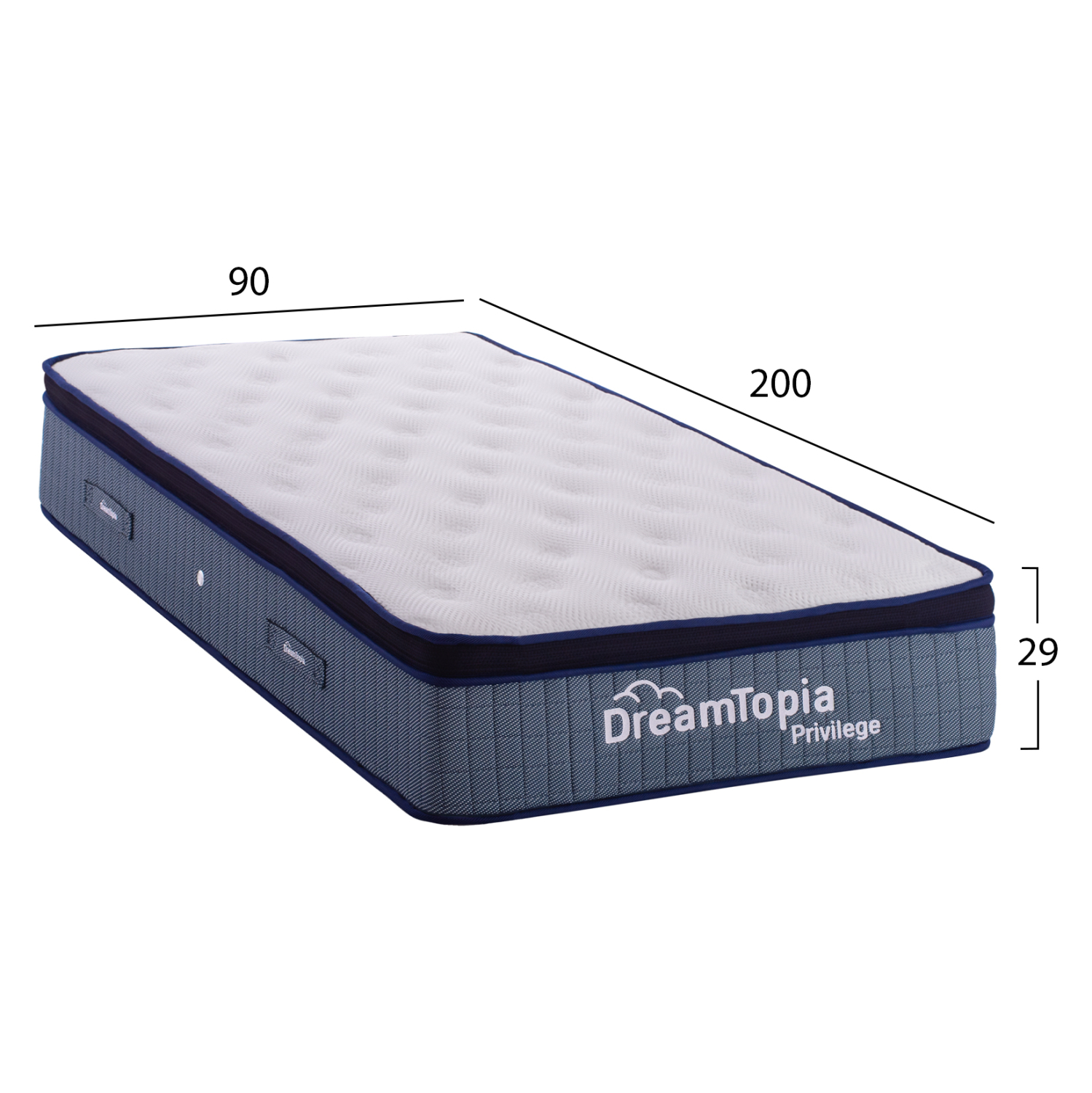 ΣΤΡΩΜΑ DREAMTOPIA, σειρά PRIVILEGE HM660.90-200 POCKET SPRING ΜΕ ΑΝΩΣΤΡΩΜΑ 90X200x29Υεκ. ΣΤΡΩΜΑ DREAMTOPIA, σειρά PRIVILEGE HM660.90-200 POCKET SPRING ΜΕ ΑΝΩΣΤΡΩΜΑ 90X200x29Υεκ.