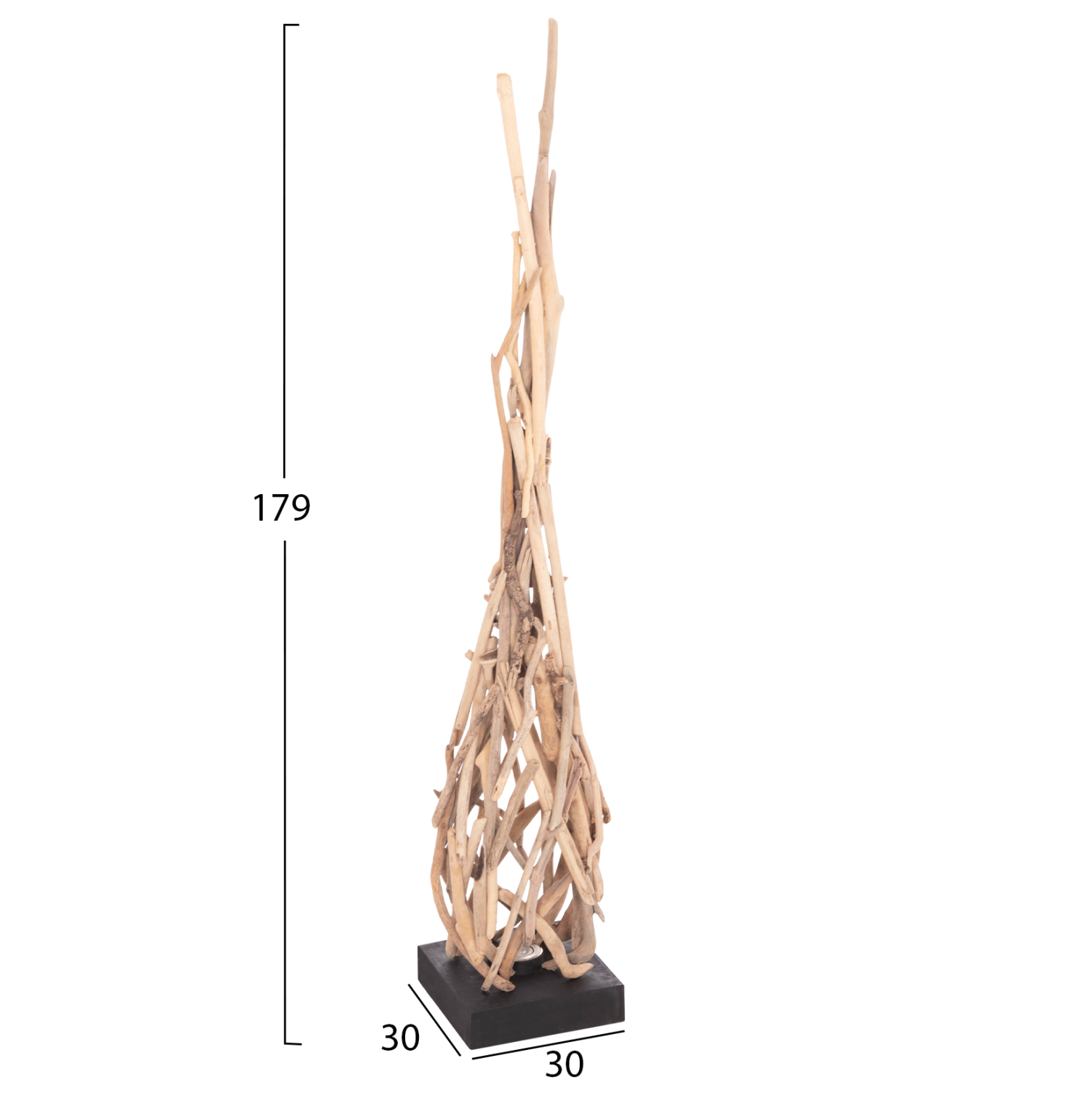 ΔΙΑΚΟΣΜΗΤΙΚΟ ΦΩΤΙΣΤΙΚΟ ΔΑΠΕΔΟΥ FLAMER HM4439 DRIFTWOOD ΣΕ ΦΥΣΙΚΟ 30x30x179Υεκ. ΔΙΑΚΟΣΜΗΤΙΚΟ ΦΩΤΙΣΤΙΚΟ ΔΑΠΕΔΟΥ FLAMER HM4439 DRIFTWOOD ΣΕ ΦΥΣΙΚΟ 30x30x179Υεκ.