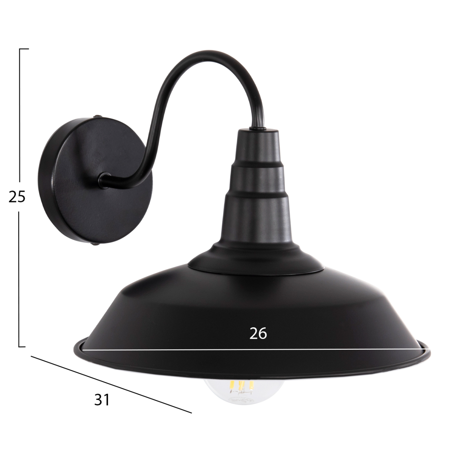 ΑΠΛΙΚΑ ΤΟΙΧΟΥ DONO HM4478 ΜΕΤΑΛΛΟ ΣΕ ΜΑΥΡΟ 26x31x25Υεκ. ΑΠΛΙΚΑ ΤΟΙΧΟΥ DONO HM4478 ΜΕΤΑΛΛΟ ΣΕ ΜΑΥΡΟ 26x31x25Υεκ.