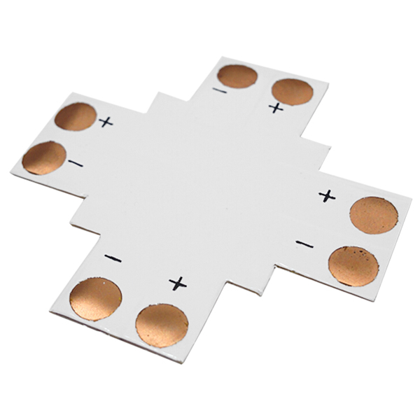 Connector + για Ταινία LED 7.2 & 14.4 Watt GloboStar 77448 Connector + για Ταινία LED 7.2 & 14.4 Watt GloboStar 77448