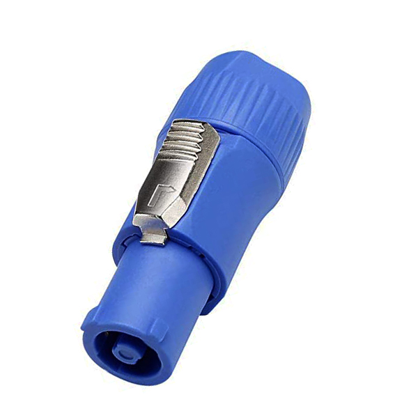 Αρσενικό Βύσμα POWERCON IN Male 2 Pin High Quality Μπλε GloboStar 51190 Αρσενικό Βύσμα POWERCON IN Male 2 Pin High Quality Μπλε GloboStar 51190