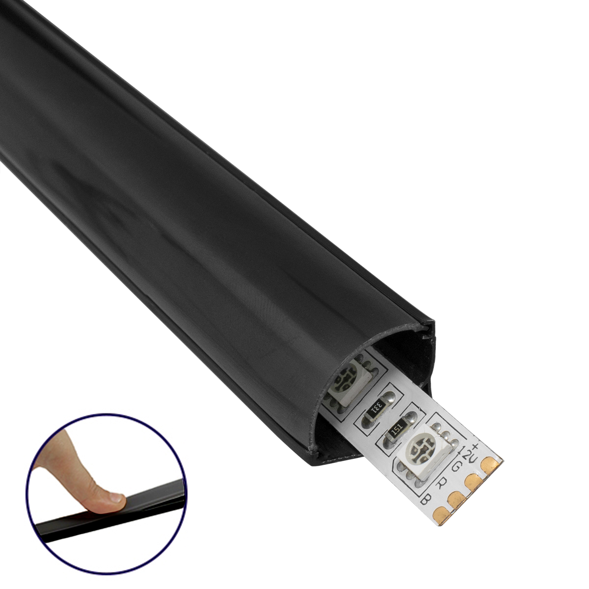 GLOBOSTAR® ALP-CORNER LINEO 70816-3M Επιφανειακό Γωνιακό Προφίλ Αλουμινίου με Μαύρο Φιμέ Πατητό Κάλυμμα για Ταινίες LED IP20 - Μαύρο - Μ300 x Π1.6 x Υ1.6cm - Πακέτο 5 Τεμαχίων GLOBOSTAR® ALP-CORNER LINEO 70816-3M Επιφανειακό Γωνιακό Προφίλ Αλουμινίου με Μαύρο Φιμέ Πατητό Κάλυμμα για Ταινίες LED IP20 - Μαύρο - Μ300 x Π1.6 x Υ1.6cm - Πακέτο 5 Τεμαχίων