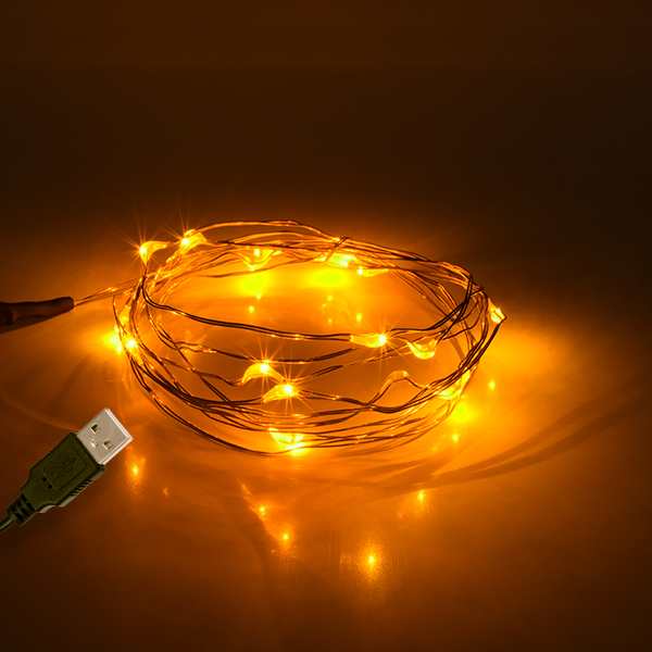 79710 Διακοσμητική Γιρλάντα 2 Μέτρων 20 LED USB 5 Volt 1.2 Watt με Χάλκινο Συρμάτινο Καλώδιο Θερμό Λευκό 1600K 79710 Διακοσμητική Γιρλάντα 2 Μέτρων 20 LED USB 5 Volt 1.2 Watt με Χάλκινο Συρμάτινο Καλώδιο Θερμό Λευκό 1600K