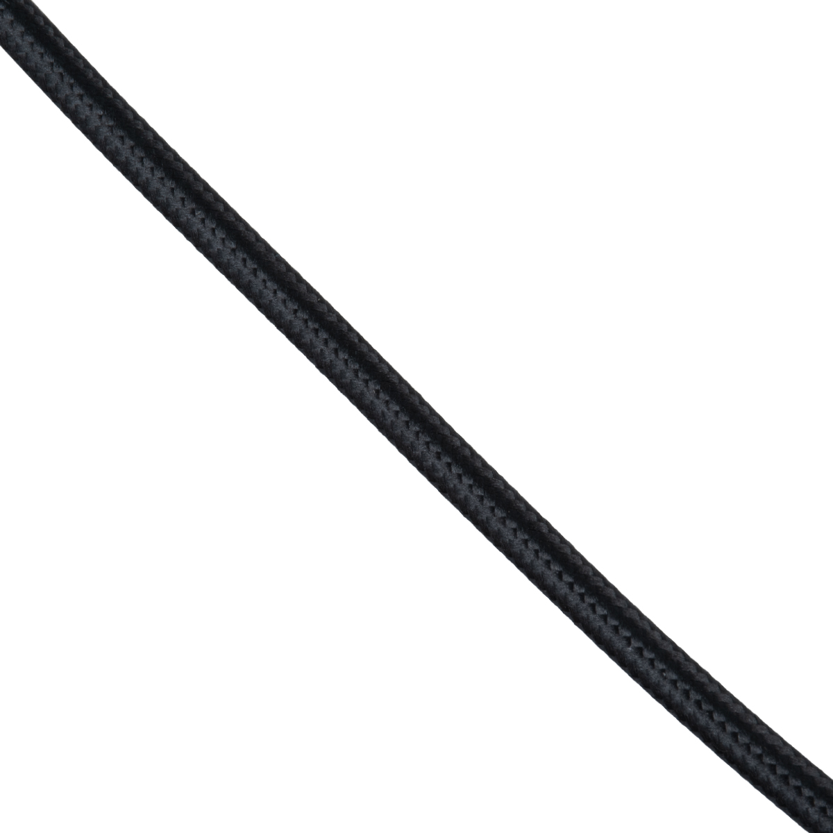GloboStar® 77601 Στρογγυλό Υφασμάτινο Καλώδιο 1m 2 x 0.75mm² Μαύρο GloboStar® 77601 Στρογγυλό Υφασμάτινο Καλώδιο 1m 2 x 0.75mm² Μαύρο