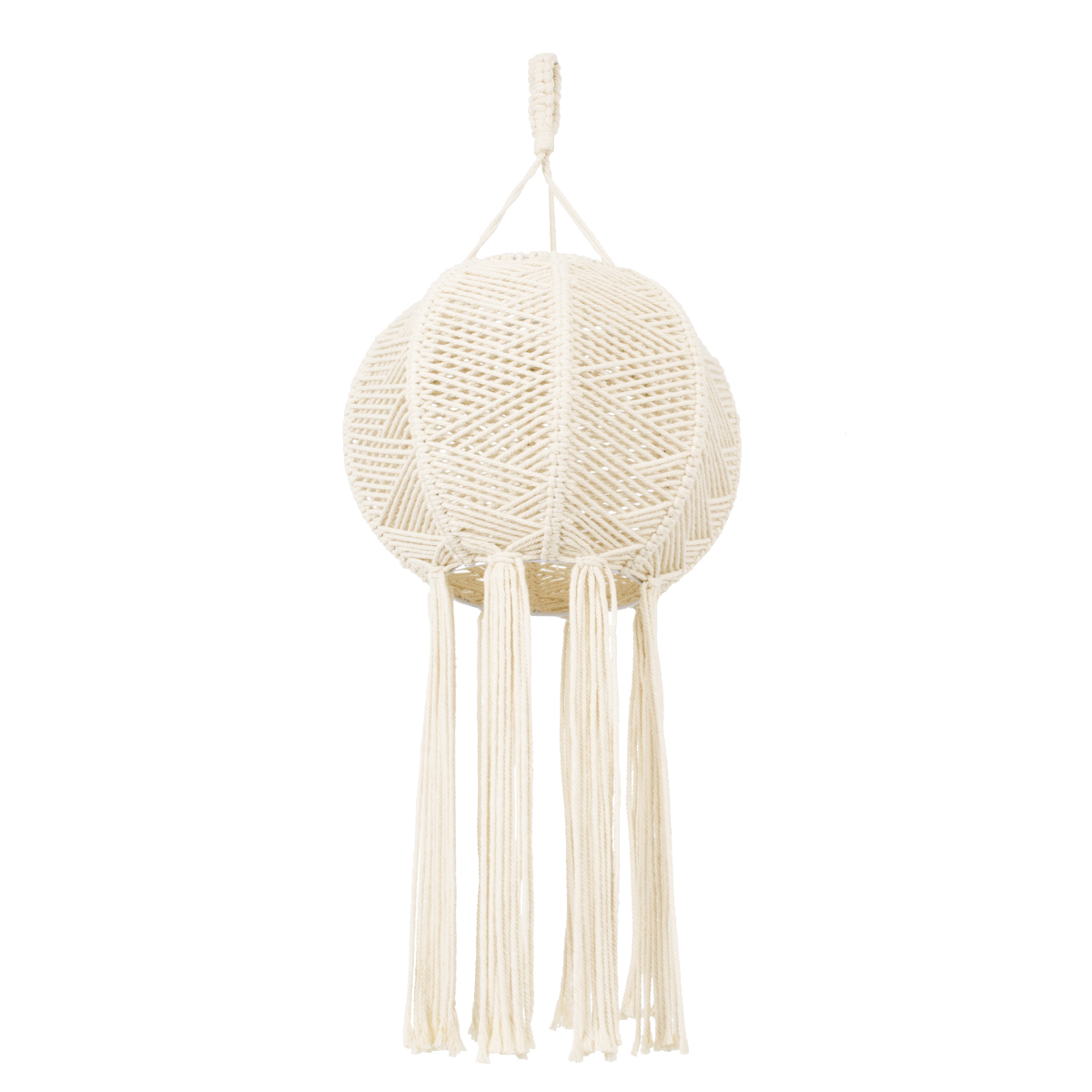 GloboStar® 36214 EGYPT Boho Καπέλο Φωτιστικού- Μακραμέ Πλεκτό Χειροποίητο Μπεζ Βαμβακερό Νήμα - Μ30 x Π30 x Υ75cm GloboStar® 36214 EGYPT Boho Καπέλο Φωτιστικού- Μακραμέ Πλεκτό Χειροποίητο Μπεζ Βαμβακερό Νήμα - Μ30 x Π30 x Υ75cm