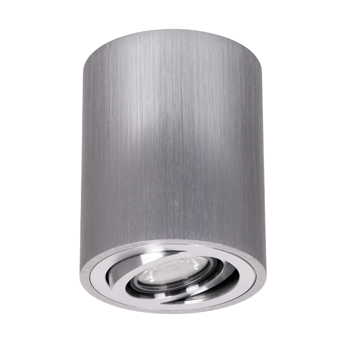 GloboStar® AKIRA 60619 Επιφανειακό Κινούμενο Στρόγγυλο Φωτιστικό Σποτ Αλουμινίου με Ντουί GU10 AC 220-240V IP44 Φ8 x Υ10cm - Ασημί Βούρτσας GloboStar® AKIRA 60619 Επιφανειακό Κινούμενο Στρόγγυλο Φωτιστικό Σποτ Αλουμινίου με Ντουί GU10 AC 220-240V IP44 Φ8 x Υ10cm - Ασημί Βούρτσας