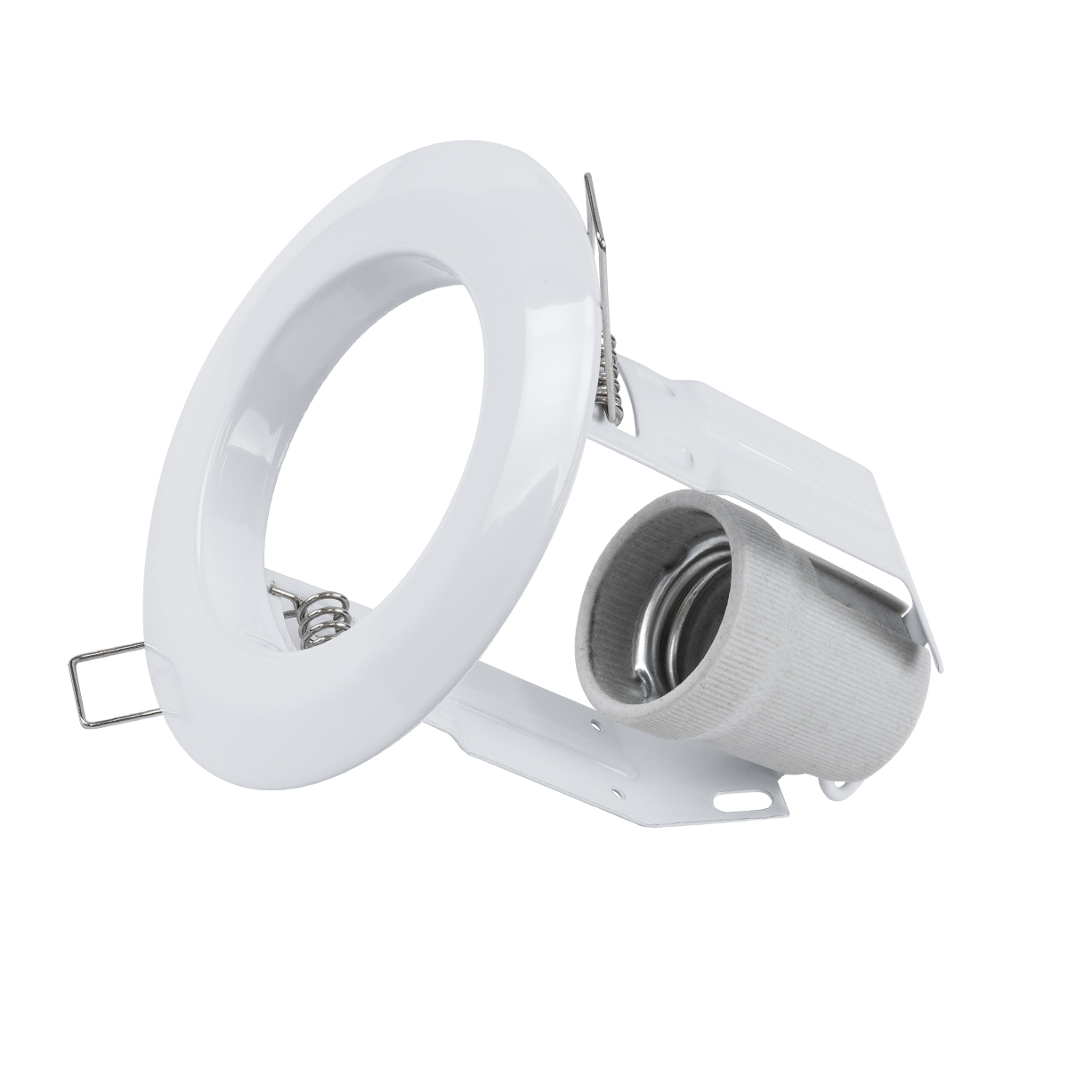 GloboStar® ACIDA 77844 Χωνευτή Στρογγυλή Μεταλλική Βάση Μπετού για Λάμπα R63 με Ντουί E27 AC 220-240V IP20 Φ11 x Υ11cm - Λευκή - 5 Years Warranty GloboStar® ACIDA 77844 Χωνευτή Στρογγυλή Μεταλλική Βάση Μπετού για Λάμπα R63 με Ντουί E27 AC 220-240V IP20 Φ11 x Υ11cm - Λευκή - 5 Years Warranty
