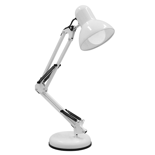 GloboStar® DESK 01539 Μοντέρνο Επιτραπέζιο Φωτιστικό Πορτατίφ Μονόφωτο 1 x E27 IP20 Λευκό Μέταλλο - Μ12 x Π15 x Υ67cm GloboStar® DESK 01539 Μοντέρνο Επιτραπέζιο Φωτιστικό Πορτατίφ Μονόφωτο 1 x E27 IP20 Λευκό Μέταλλο - Μ12 x Π15 x Υ67cm