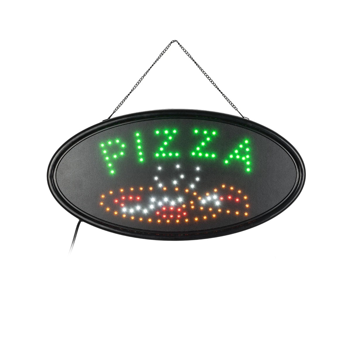 GloboStar® 75685 Φωτιστικό Ταμπέλα LED Οβάλ Σήμανσης PIZZA 3W με Πρίζα AC 230V - Μ48 x Π1.8 x Υ24.5cm GloboStar® 75685 Φωτιστικό Ταμπέλα LED Οβάλ Σήμανσης PIZZA 3W με Πρίζα AC 230V - Μ48 x Π1.8 x Υ24.5cm