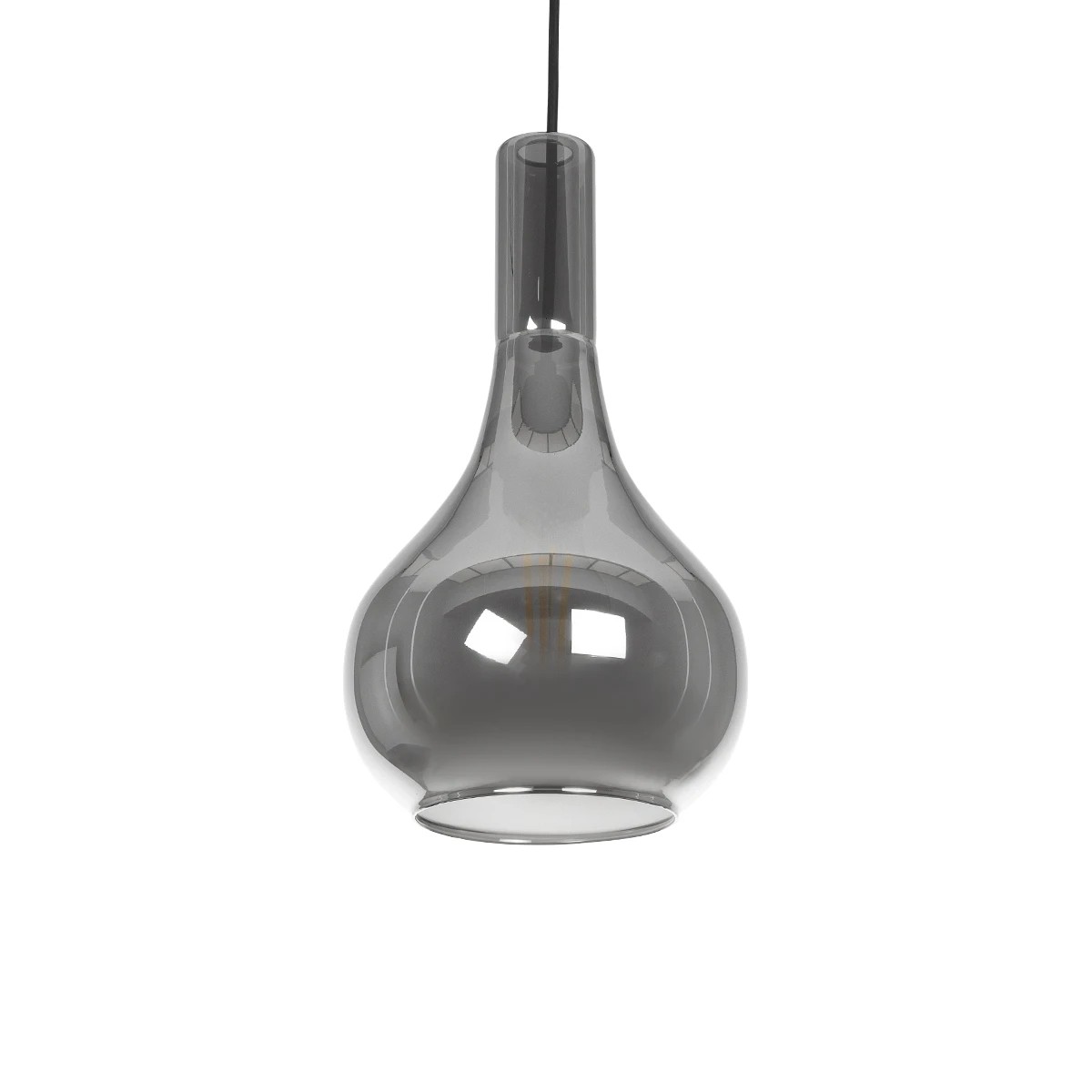 GLOBOSTAR® ΤΟΝΕ 206-0034 Μοντέρνο Κρεμαστό Φωτιστικό Οροφής με Ντουί 1 x E27 AC 220-240V IP20 - Μαύρο Φιμέ - Μ20 x Π20 x Υ36cm GLOBOSTAR® ΤΟΝΕ 206-0034 Μοντέρνο Κρεμαστό Φωτιστικό Οροφής με Ντουί 1 x E27 AC 220-240V IP20 - Μαύρο Φιμέ - Μ20 x Π20 x Υ36cm
